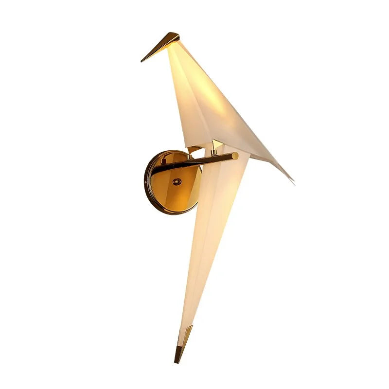 LED Origami Paper Crane Wall Lamp