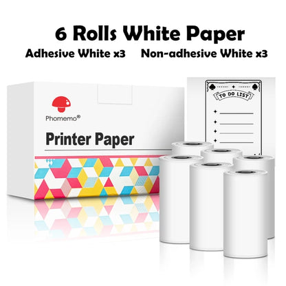 Mini Printer with Self adhesive Sticker Paper