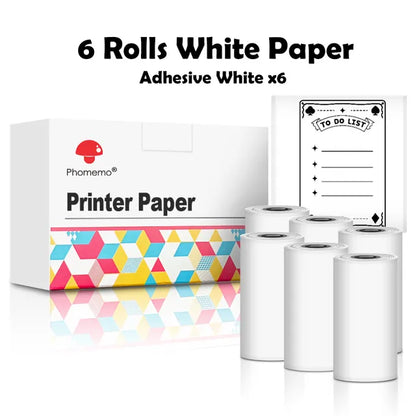 Mini Printer with Self adhesive Sticker Paper