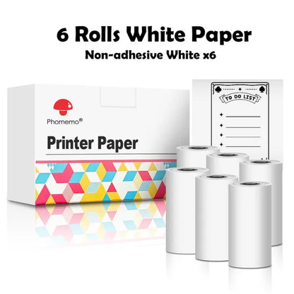 Mini Printer with Self adhesive Sticker Paper