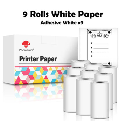 Mini Printer with Self adhesive Sticker Paper