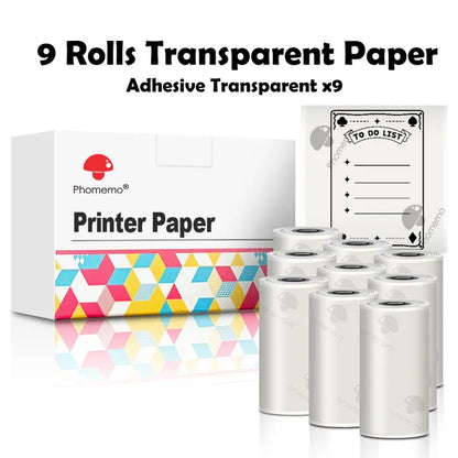 Mini Printer with Self adhesive Sticker Paper